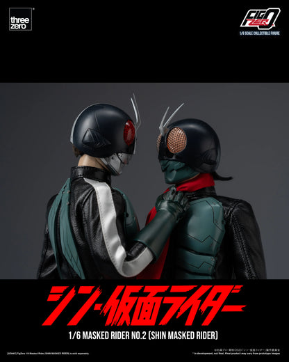 Threezero FigZero 1/6 Masked Rider No. 2 Shin Masked Rider Action Figure