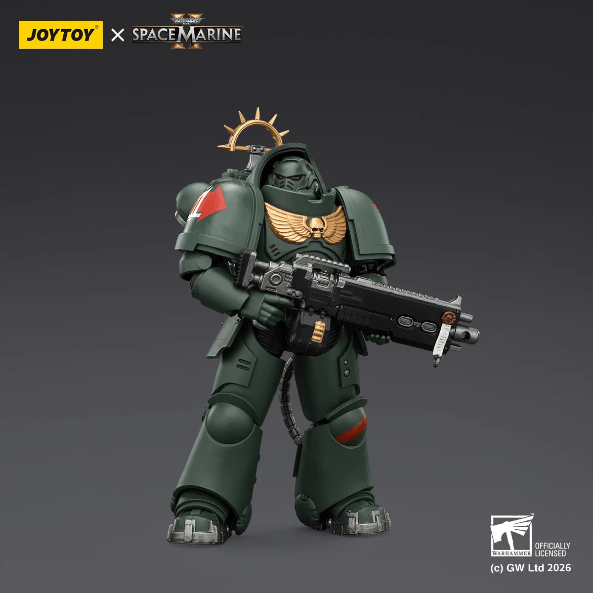 Game Edition Dark Angels Heavy Intercessor with Heavy Bolt Rifle and Bolt Pistol