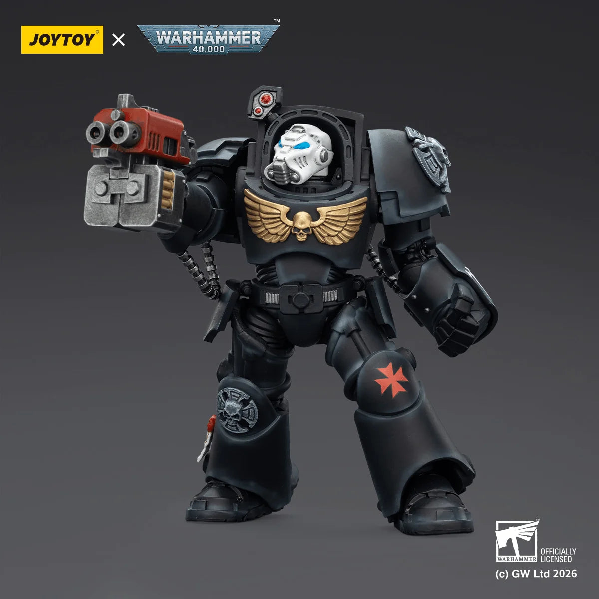 BlackTemplars Terminator 2 with Power Fist and Storm Bolter