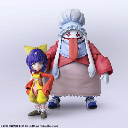 FINAL FANTASY IX BRING ARTS Eiko Carol & Quina Quen Action Figure Set