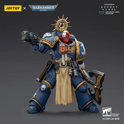 Ultramarines Metaurus with Power Axe, Stormshield and Plasma Pistol