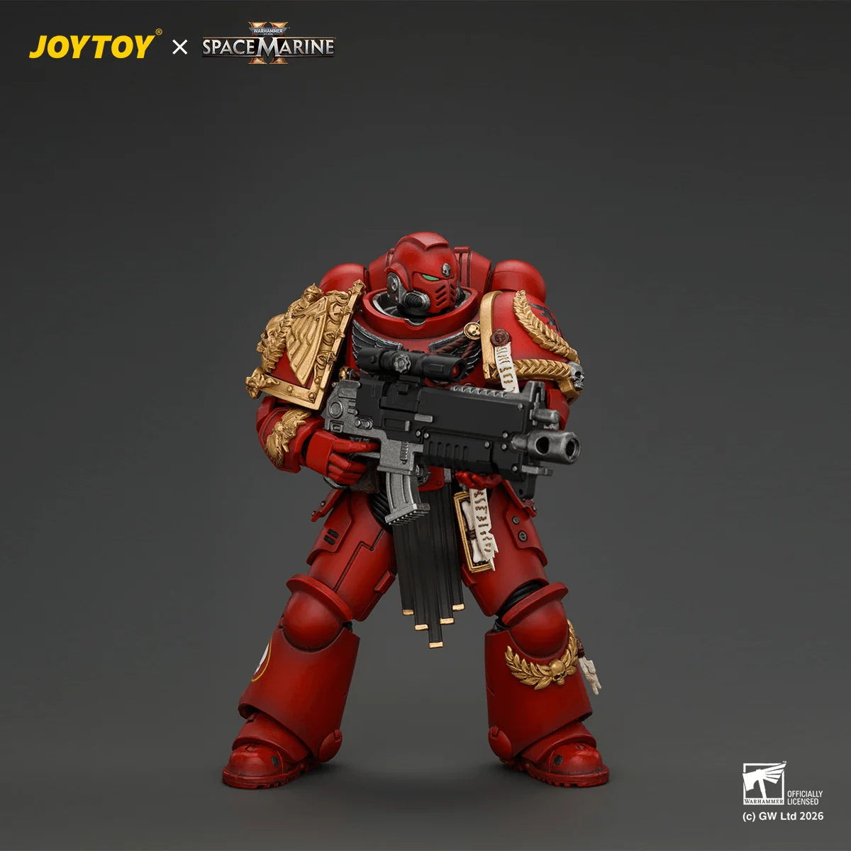 Game Edition Blood Angels Veteran with Bolt Rifle, Chainsword and Bolt Pistol and Plasma Pistol