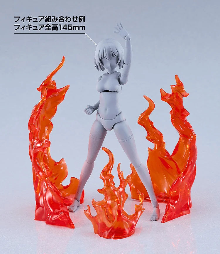THE SIMPLE EFFECT Flames: Red