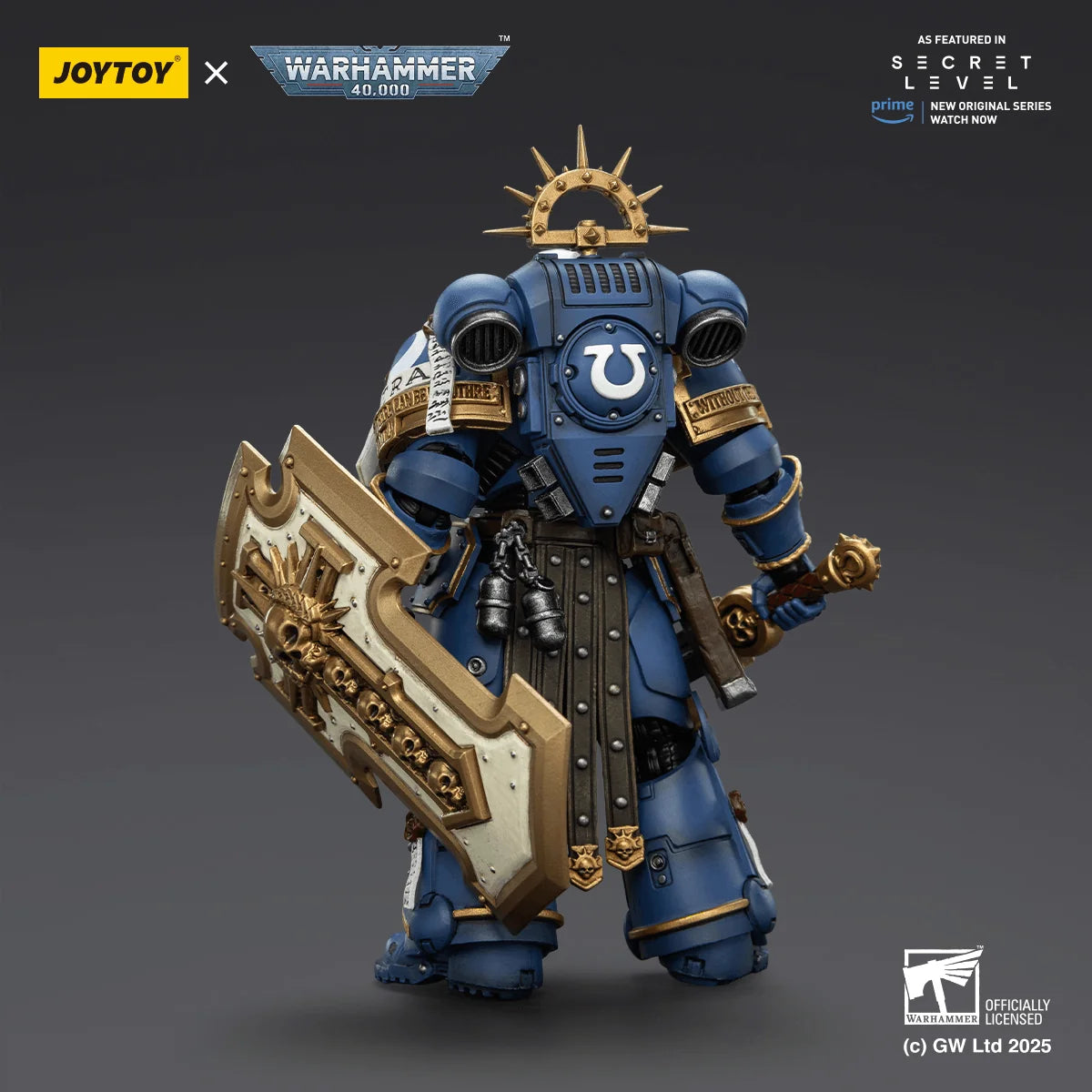 Ultramarines Torvald with Power Sword, Stormshield and Bolt Pistol