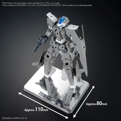 Action Base 7 (Clear Color) Mirror Stickers Set