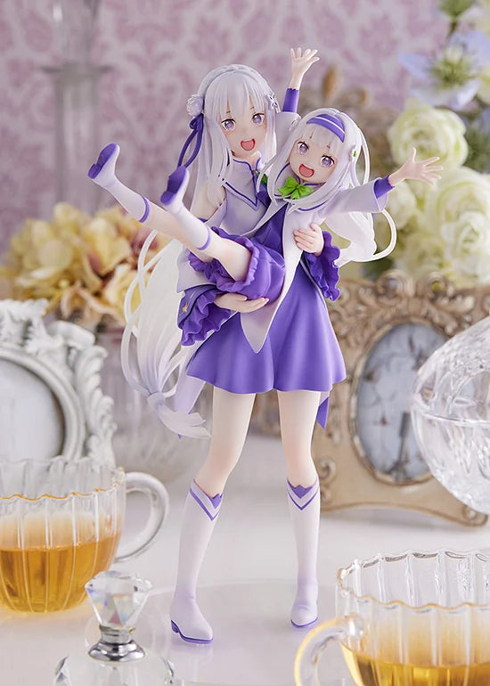 SEGA Re:ZERO Emilia & Childhood Emilia Scale Figure