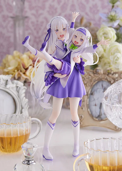 SEGA Re:ZERO Emilia & Childhood Emilia Scale Figure