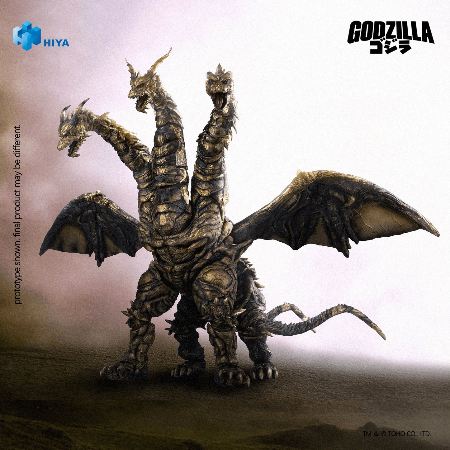 Hiya Toys Exquisite Basic Series Keizer Ghidorah Action Figure – Godzilla Final Wars 2004