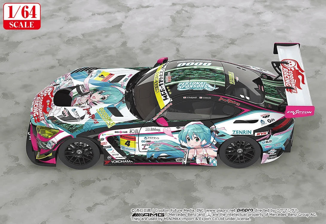 (Rerelease) 1/64 Scale Good Smile Hatsune Miku AMG 2019 SUPER GT Ver. - Release Date: 04/2027
