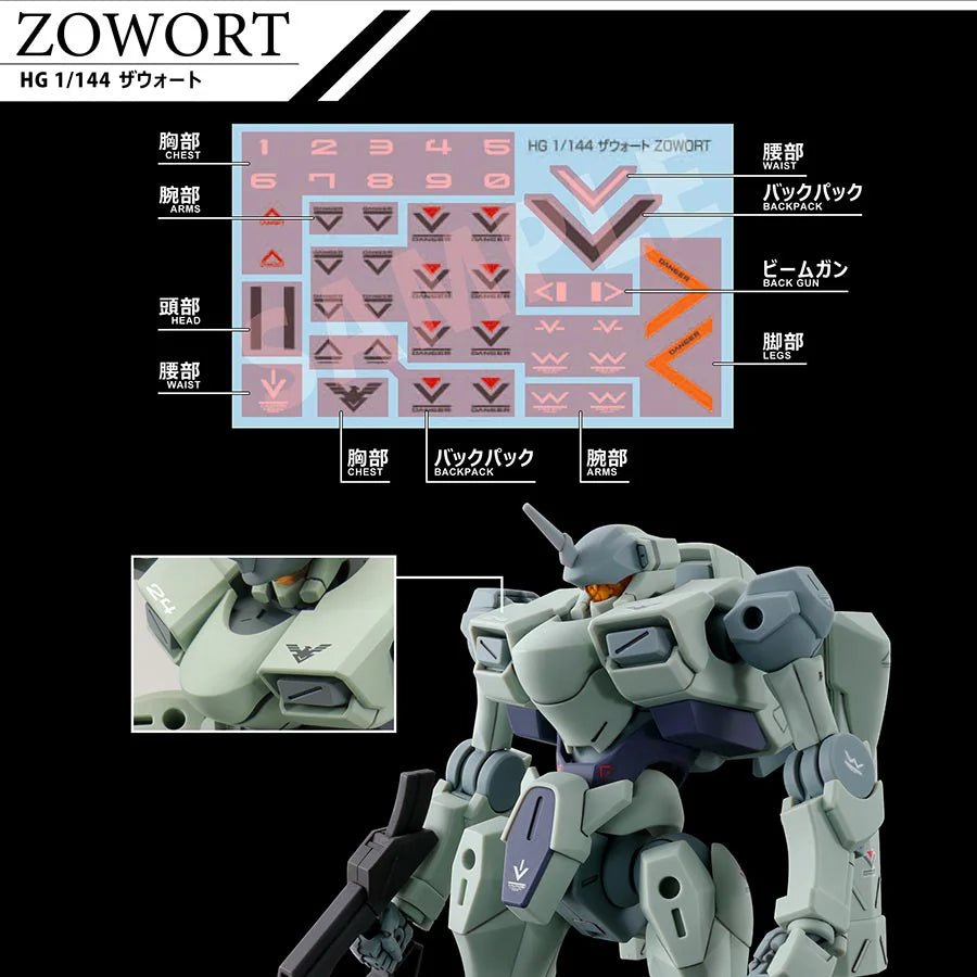 Gundam Decal No.134 Mobile Suit Gundam: The Witch from Mercury Multiuse 2