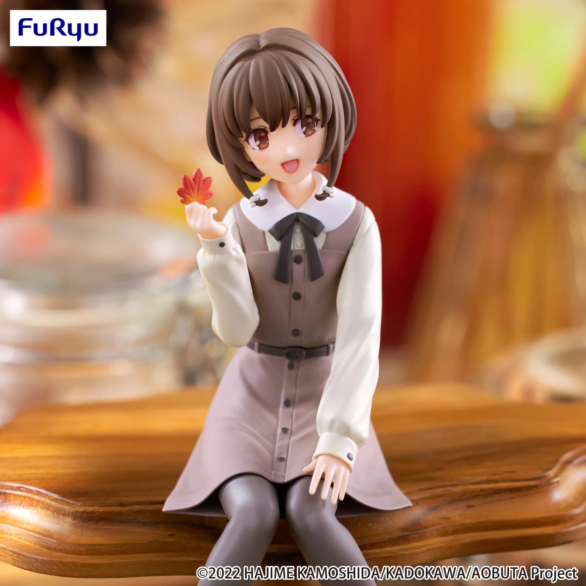 Rascal Does Not Dream Series Noodle Stopper Figure -Kaede Azusagawa Autumn Outfit ver.ー