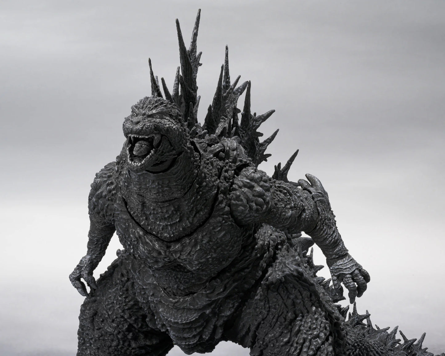 TAMASHII NATIONS S.H. MonsterArts Godzilla Minus One Monochrome Action Figure