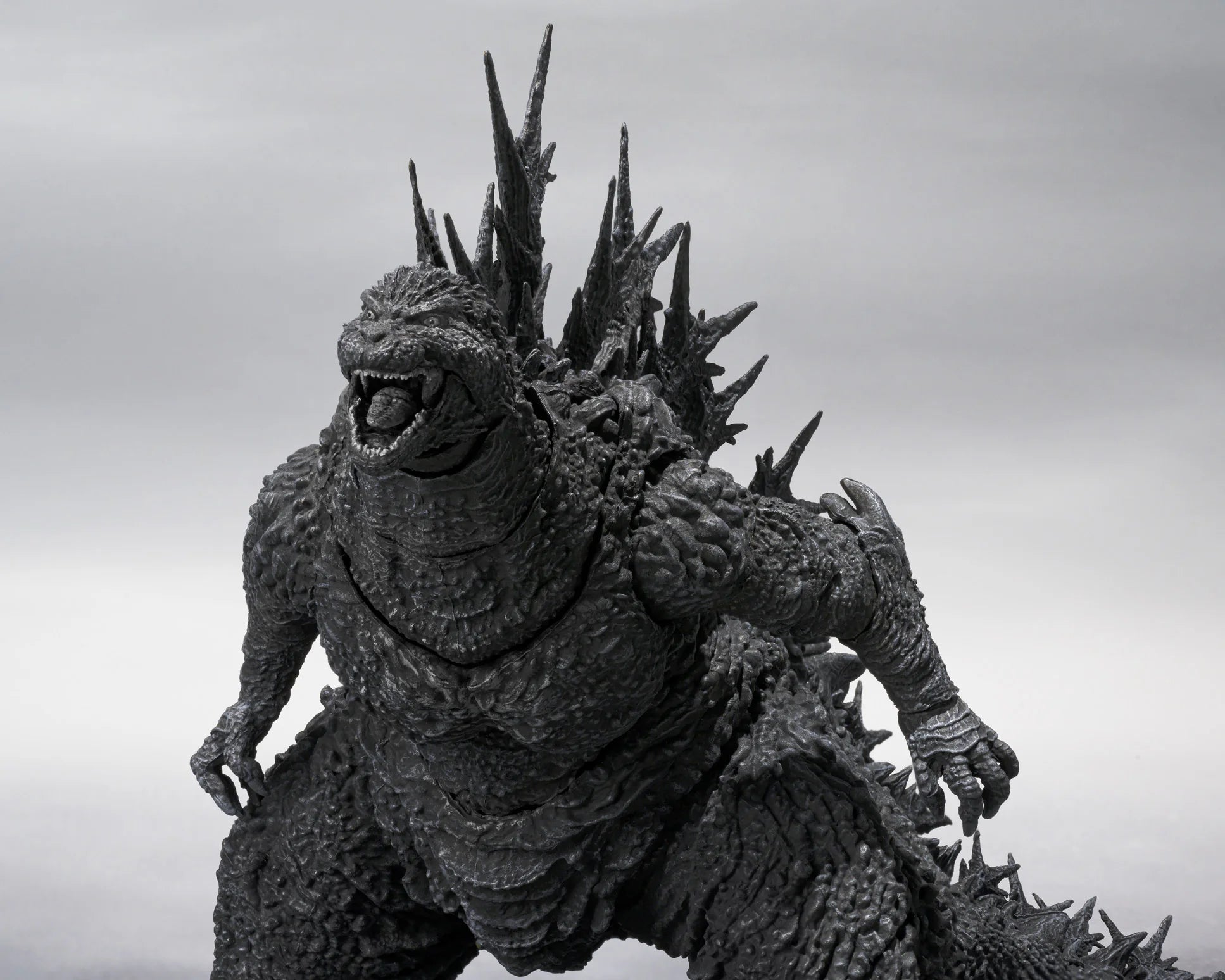 TAMASHII NATIONS S.H. MonsterArts Godzilla Minus One Monochrome Action Figure