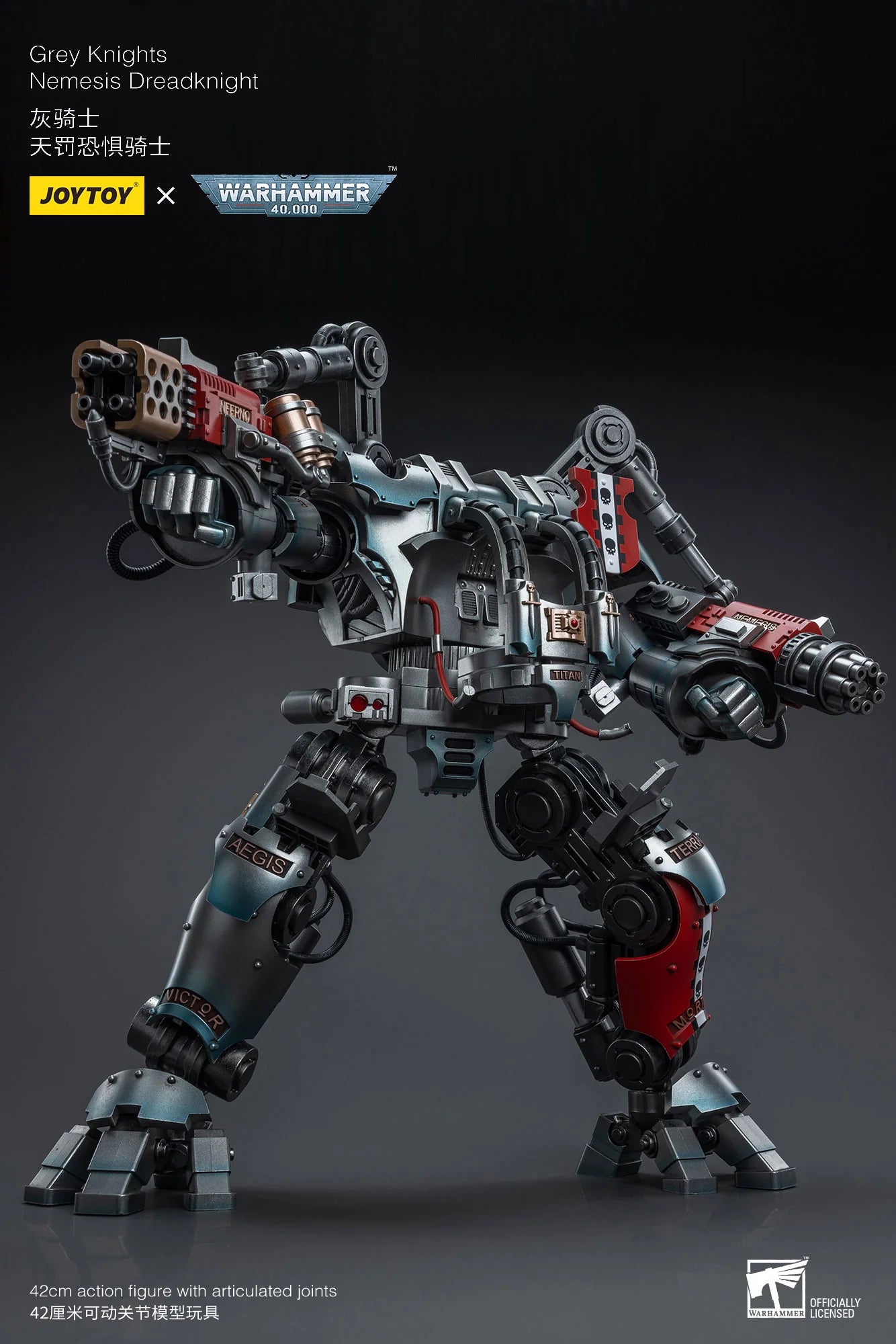 JOYTOY Grey Knights Nemesis Dreadknight Collectible Figure