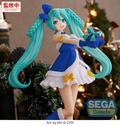 "Hatsune Miku Series" High Premium Figure "Hatsune Miku" Sapphire Christmas Ver.
