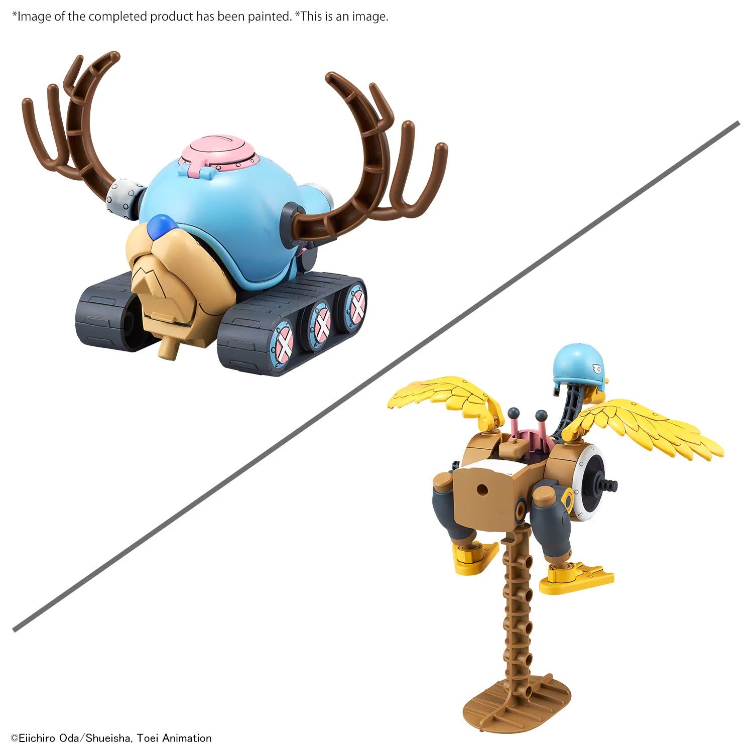 One Piece Chopper Robo 1 & 2 Tank and Wing Model Kit