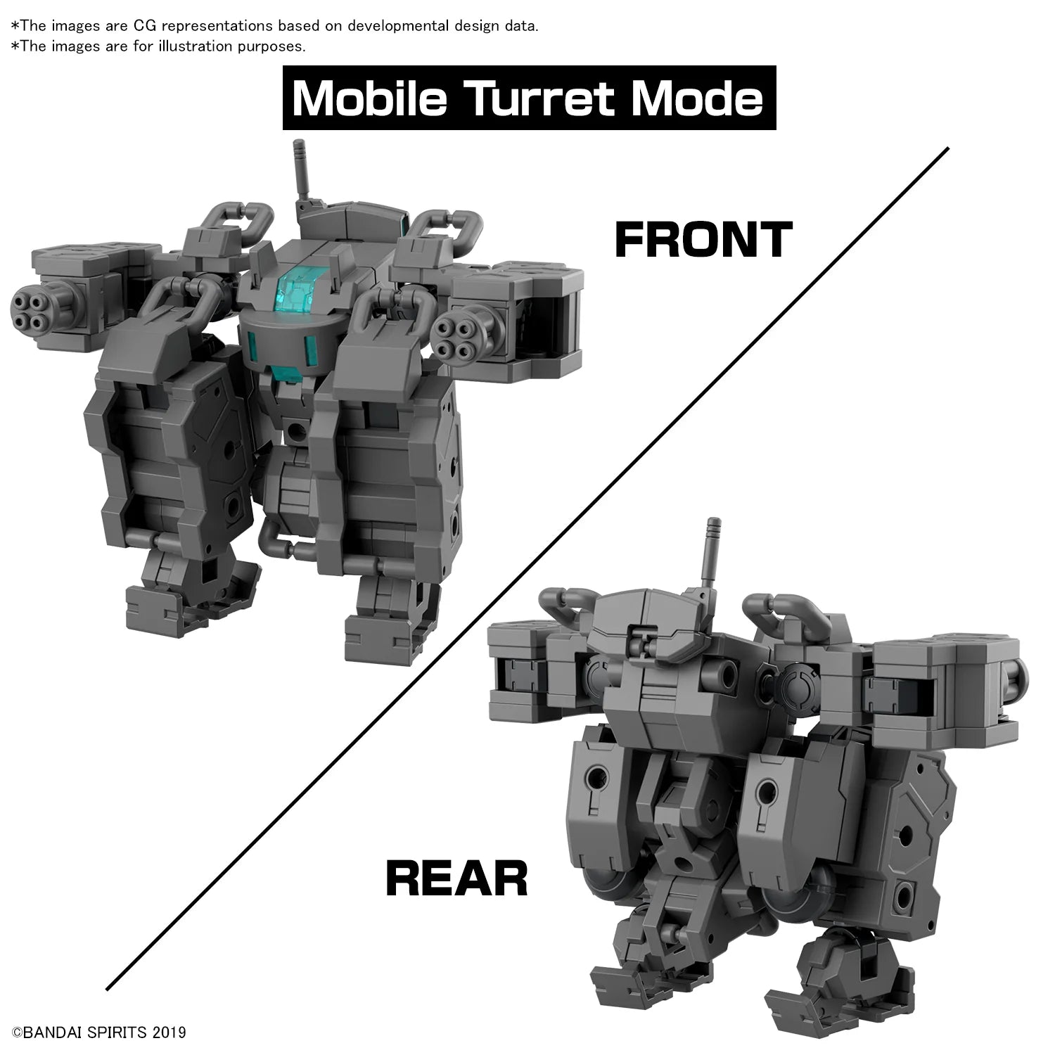 Bandai Hobby 30MM 1/144 Extended Armament Vehicle Model Kit