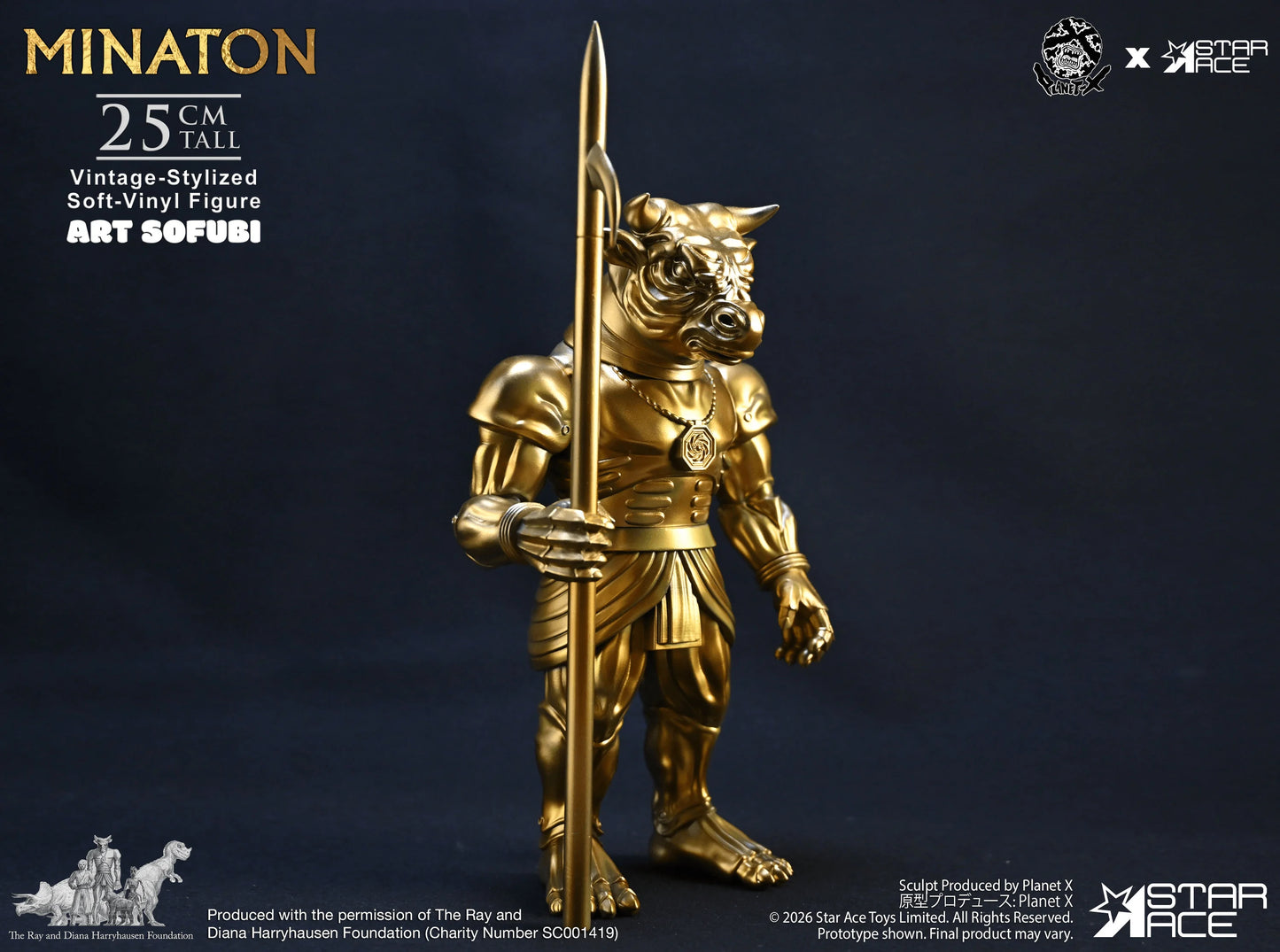 Minaton Vintage-Stylized Soft-vinyl Figure