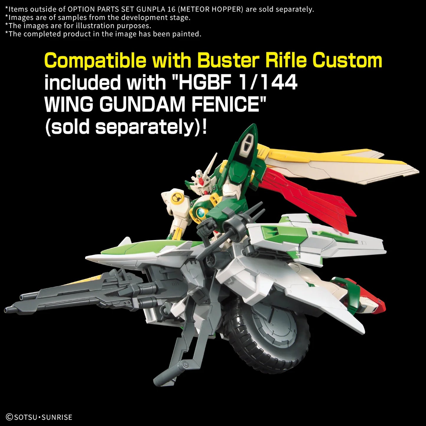Gundam Build Fighters Try Gunpla Option Parts Set 16 Meteor Hopper