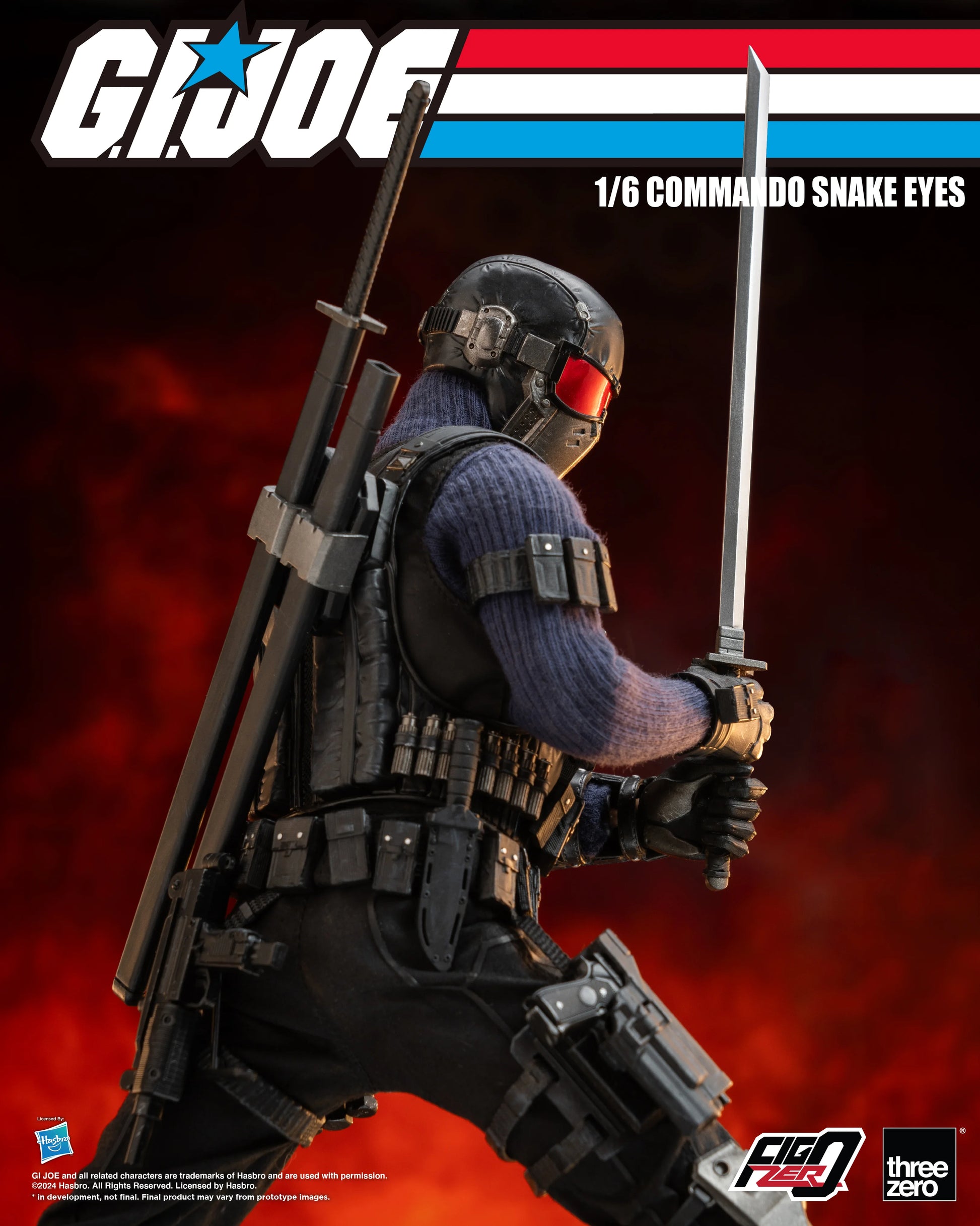 G.I. Joe - FigZero 1/6 Commando Snake Eyes