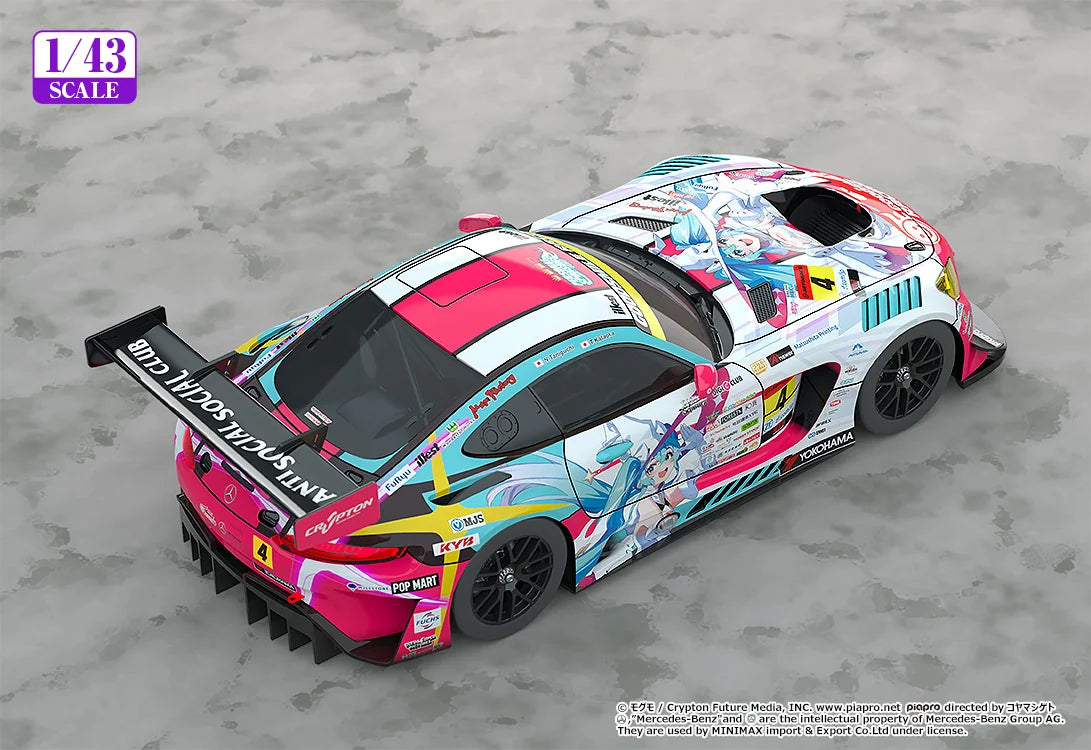 Good Smile Racing Hatsune Miku AMG 2024 Season Opening Ver. 1/43 Scale Miniature Car
