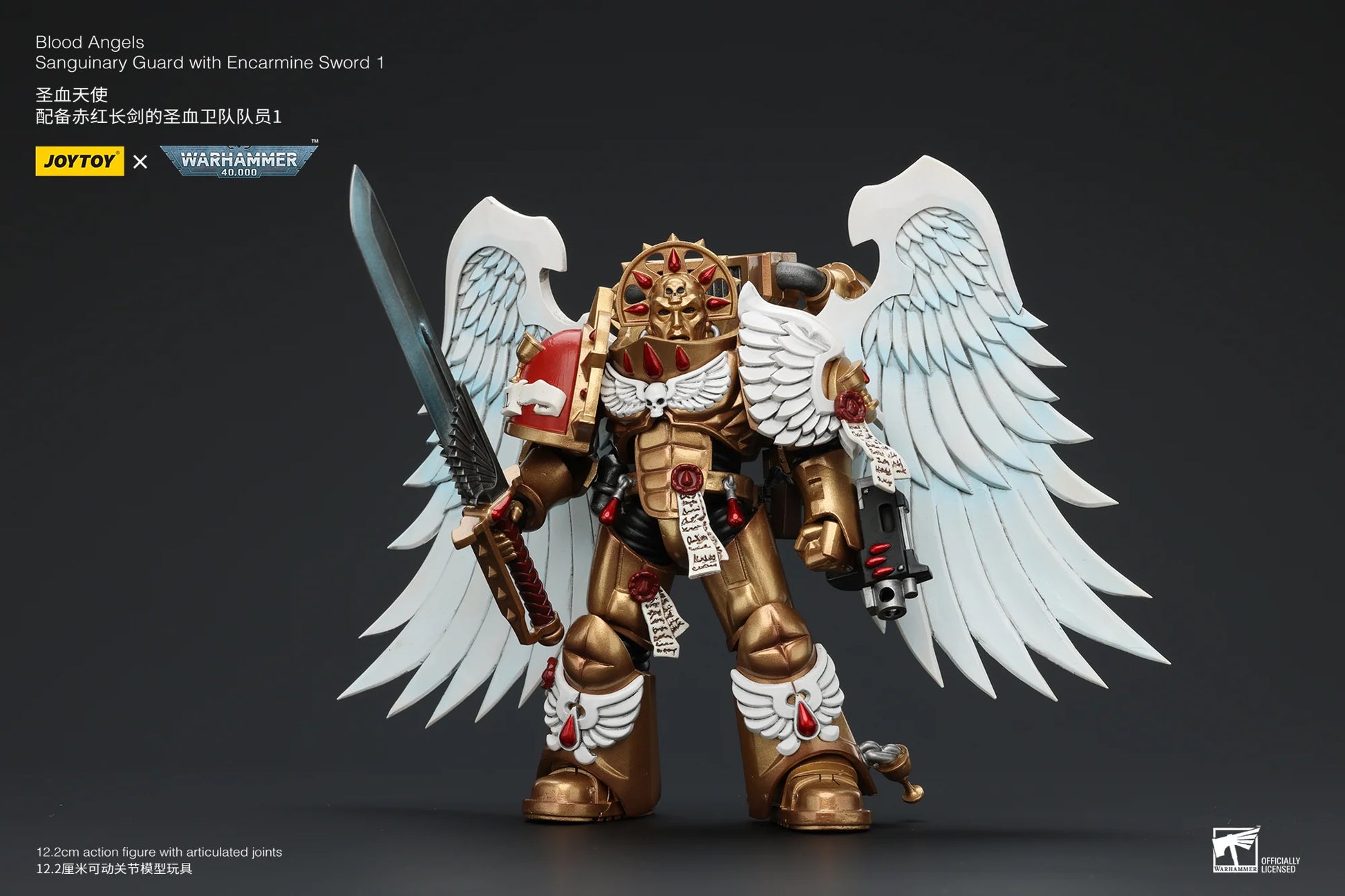 Blood Angels Sanguinary Guard with Encarmine Sword 1