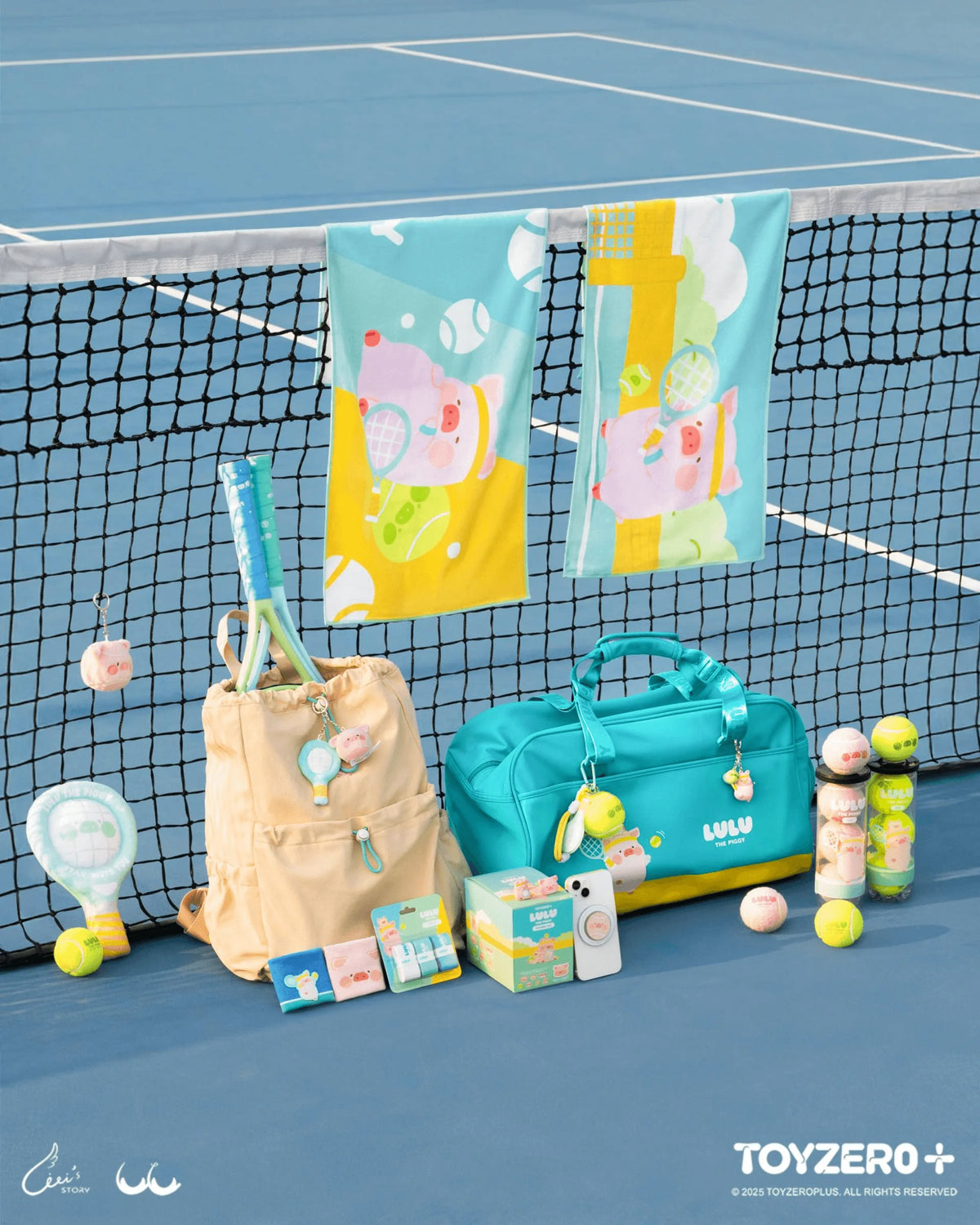 LuLu the Piggy Tennis Series - Sports Fitness Bag