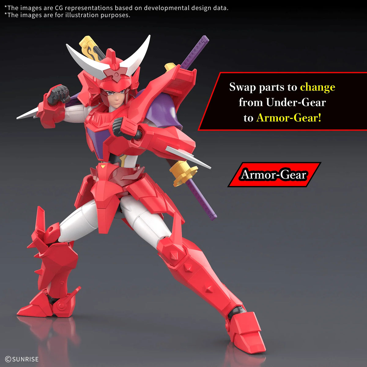 30MF Yoroi-Shinden Samurai Troopers(Ronin Warriors) Gai of the Heat