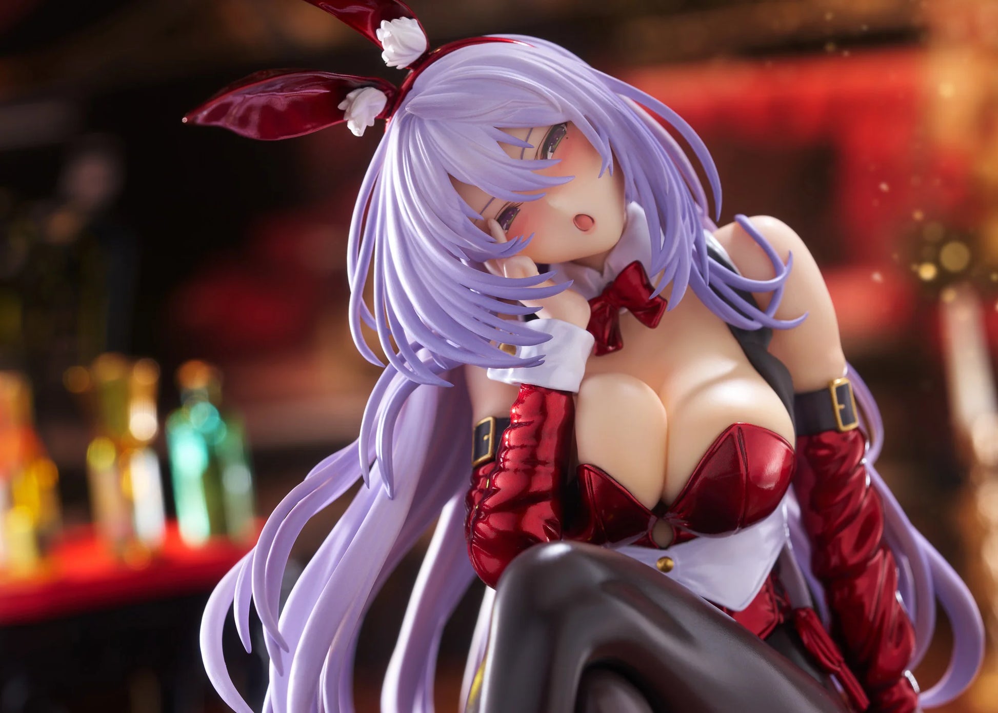 PLUM PMOA Amagasa Tsuduri Bunny Style PVC Scale Figure (Christmas Santa Color)