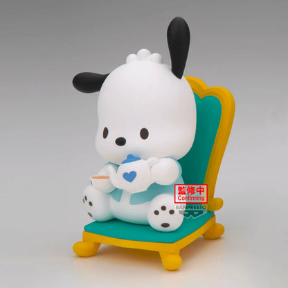 Sanrio Characters Nakayoshi Memories Tea Party Pochacco & Hello Kitty Figure