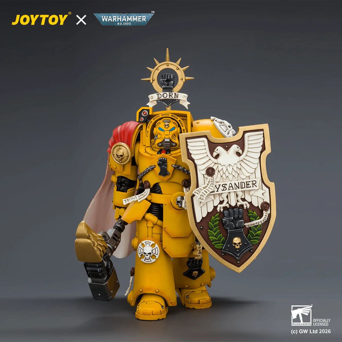 Imperial Fists Darnath Lysander with Thunder Hammer and Storm Shield