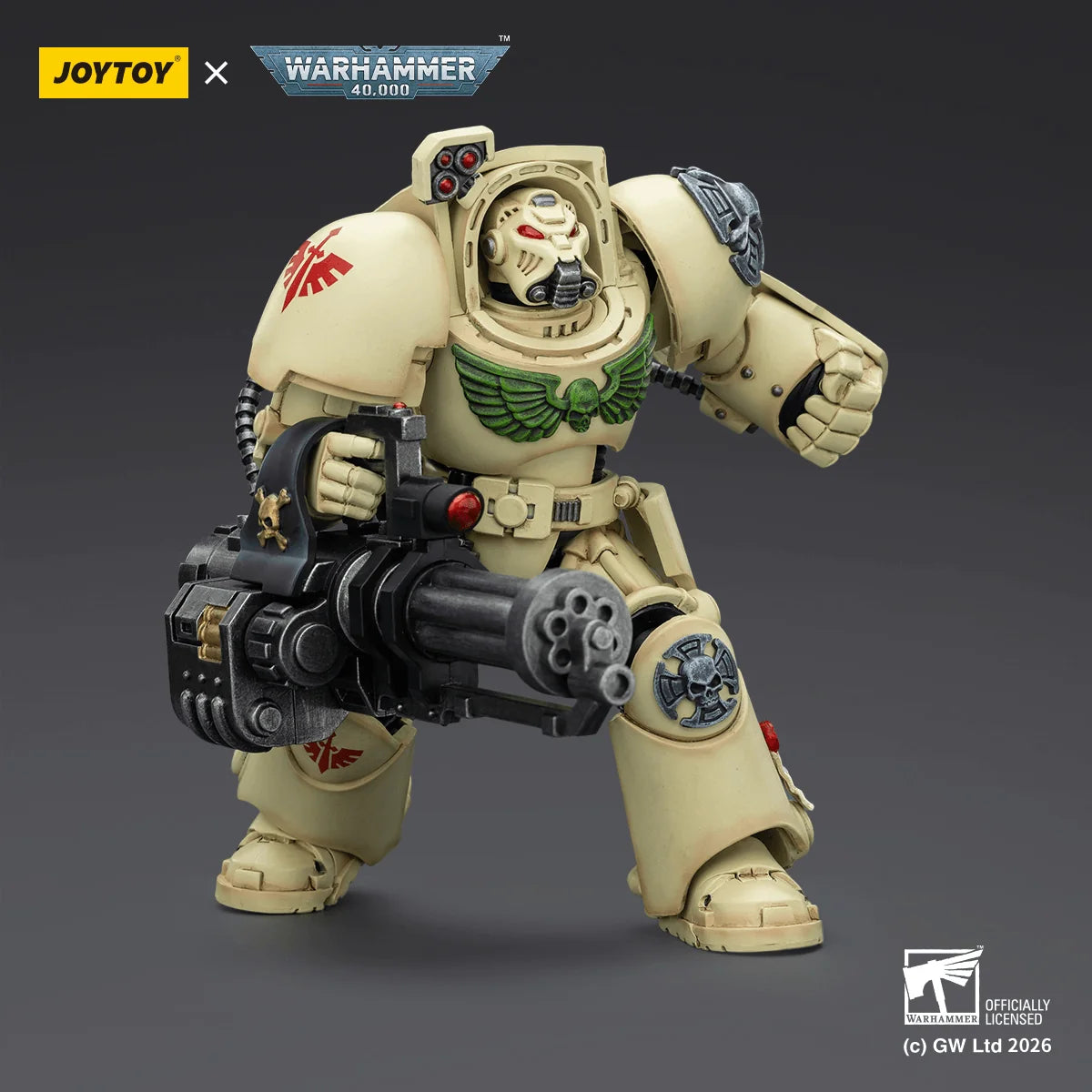 Dark Angels Deathwing Terminator 3 with Power Fist and Assault Cannon