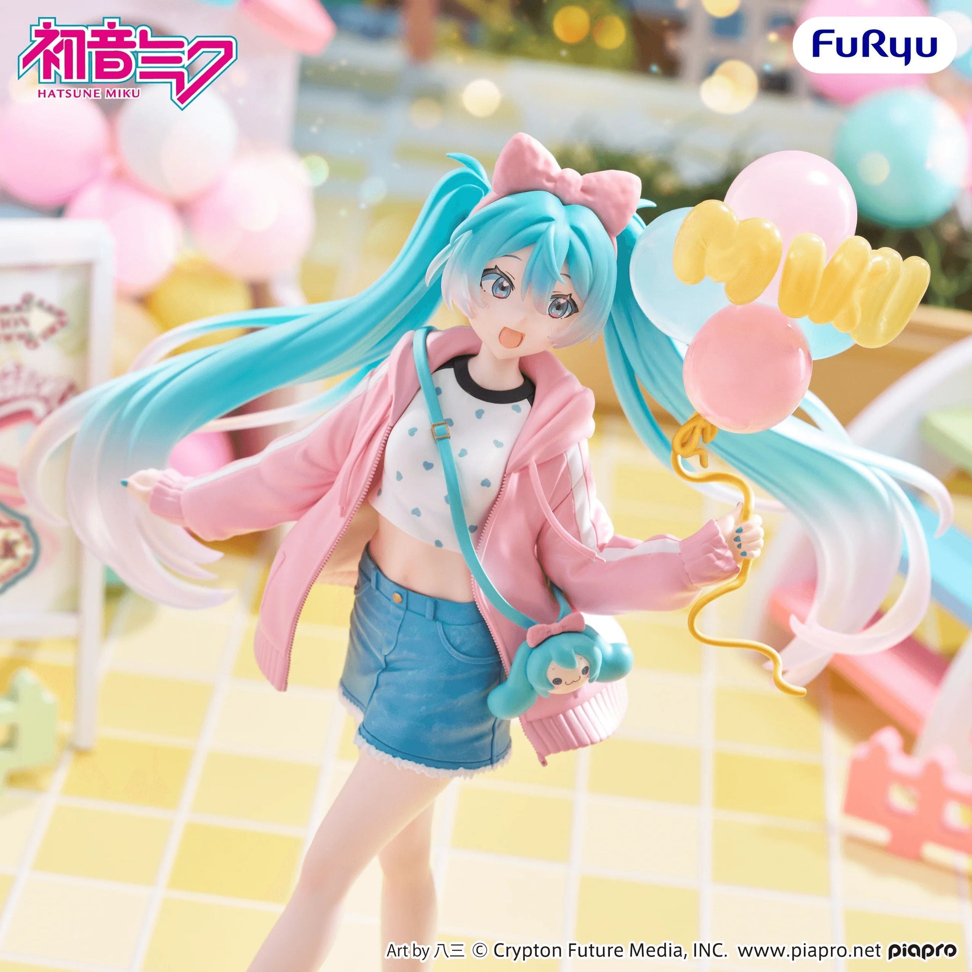 Hatsune Miku Muchute Figure -Theme Park Date ver.-