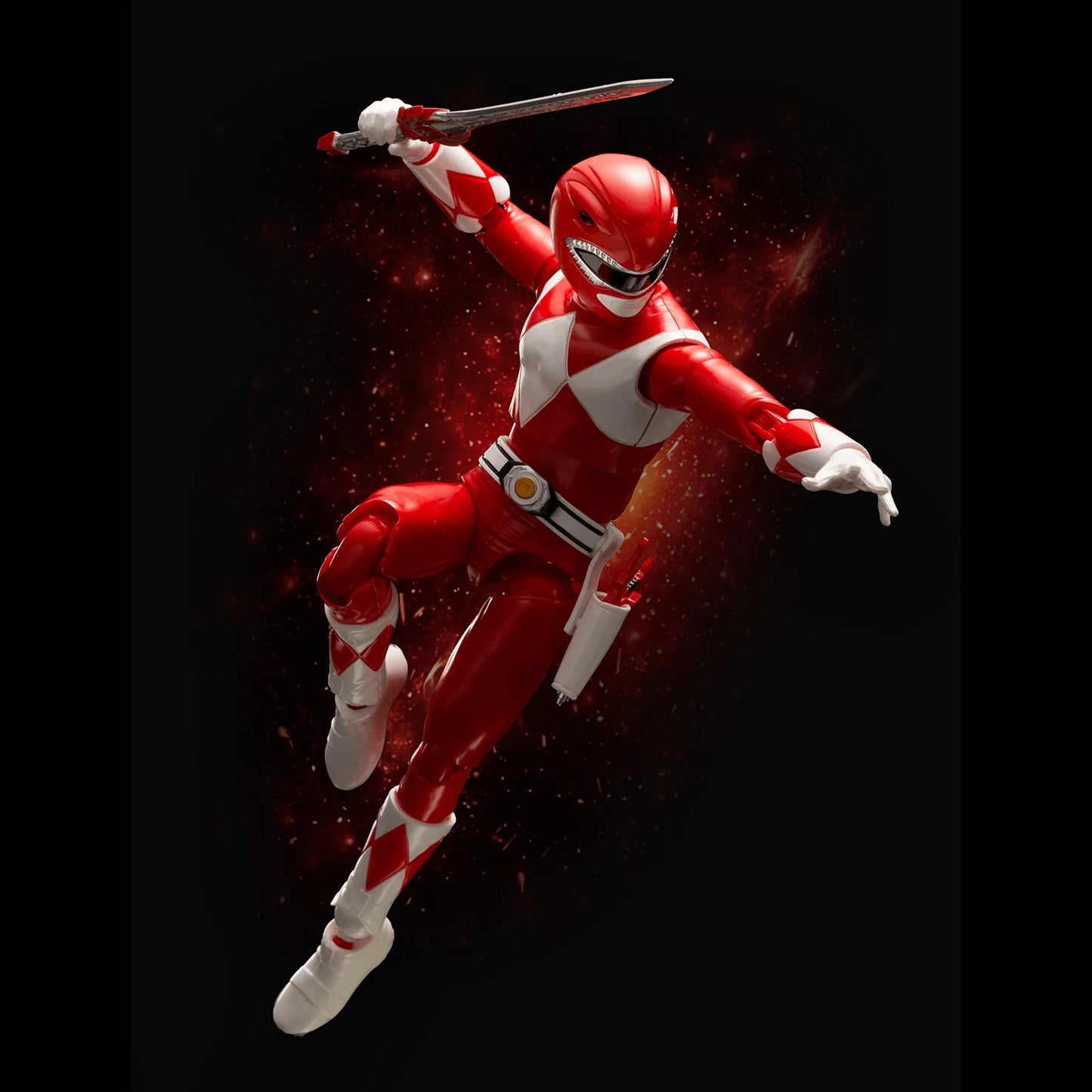 Flame Toys Furai Model Power Rangers Red Ranger Action Figure