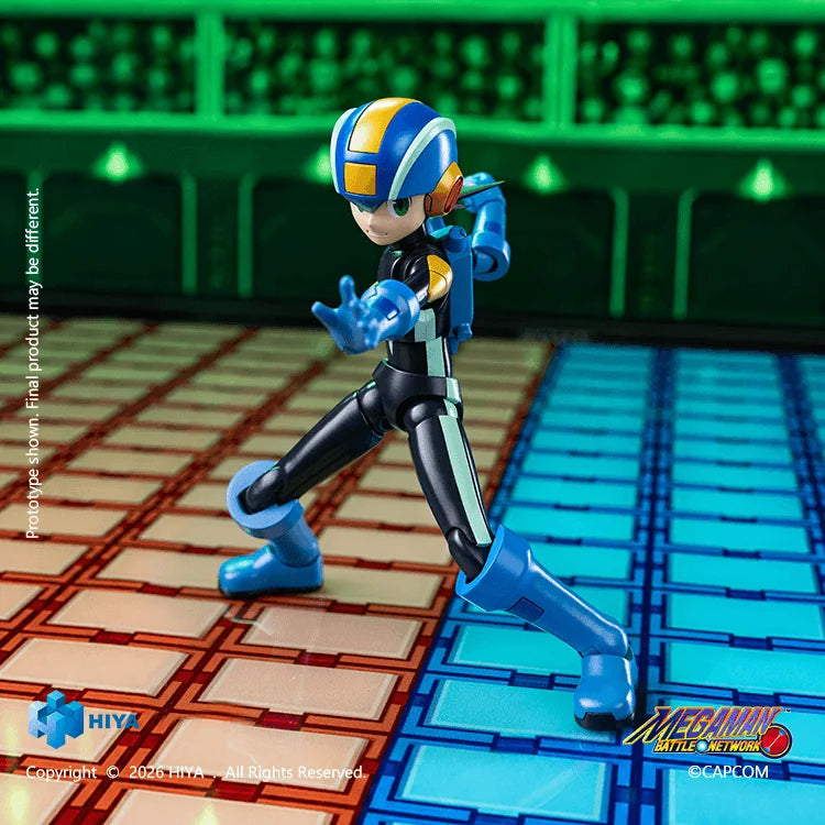 HIYA Exquisite Basic Series None Scale 4.9 Inch Mega Man Battle Network Series MegaMan.EXE Action Figure