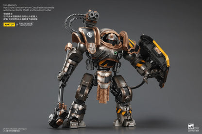 Iron Warriors Iron Circle Domitar-Ferrum Class Battle-automata with Karceri Battle Shield and Graviton Crusher