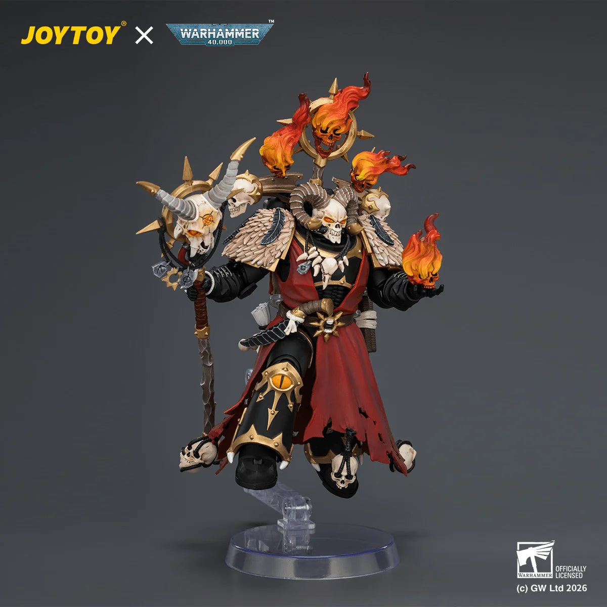 Black Legion Master of Possession with Staff of Possession and Bolt Pistol