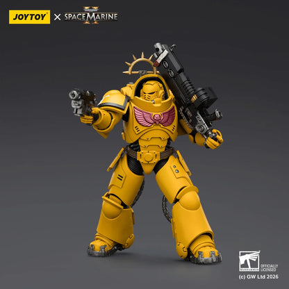 Game Edition Imperial Fists Heavy Intercessor with Heavy Bolt Rifle and Bolt Pistol