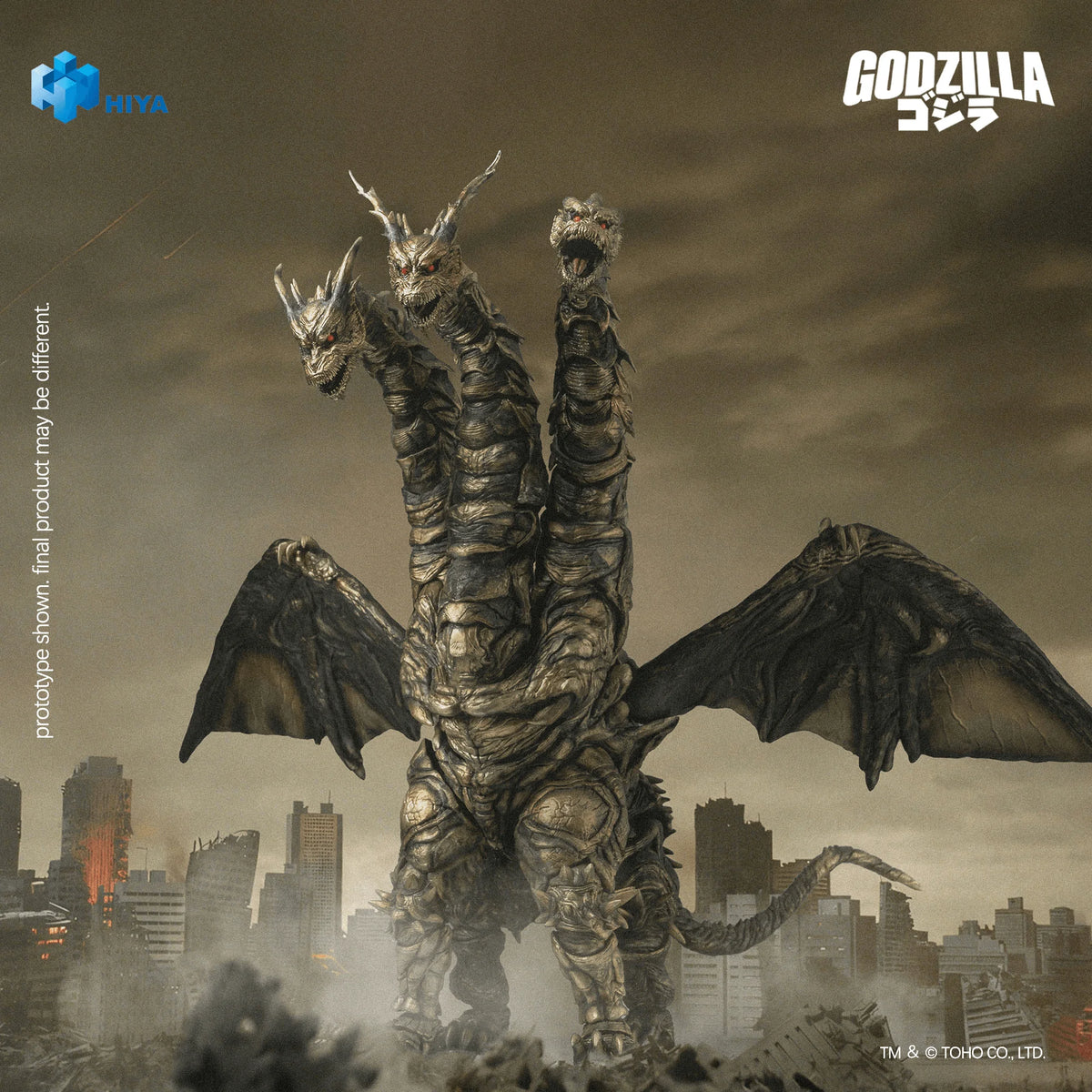 Hiya Toys Exquisite Basic Series Keizer Ghidorah Action Figure – Godzilla Final Wars 2004
