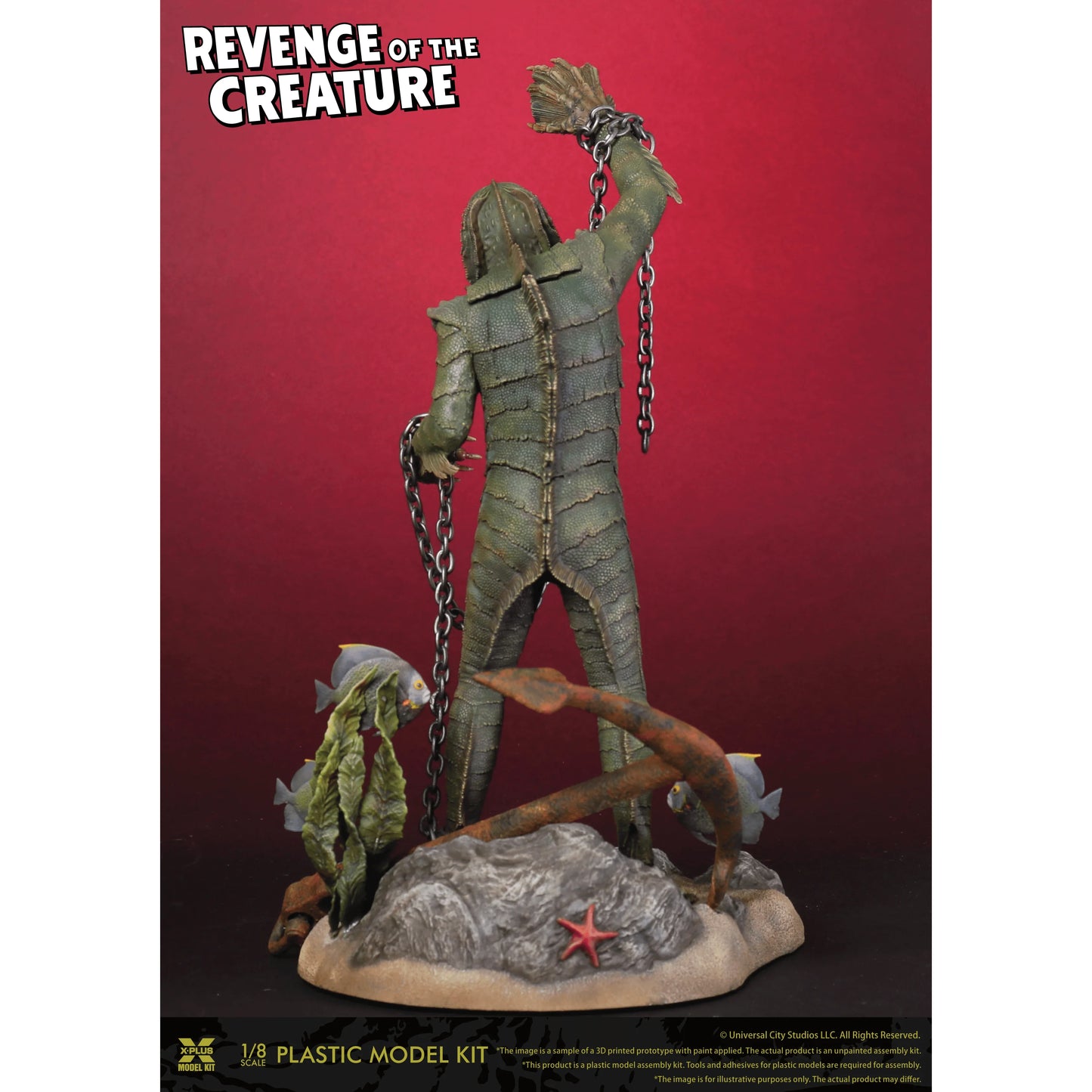 1/8 Scale Revenge of the Creature Plastic Model Kit