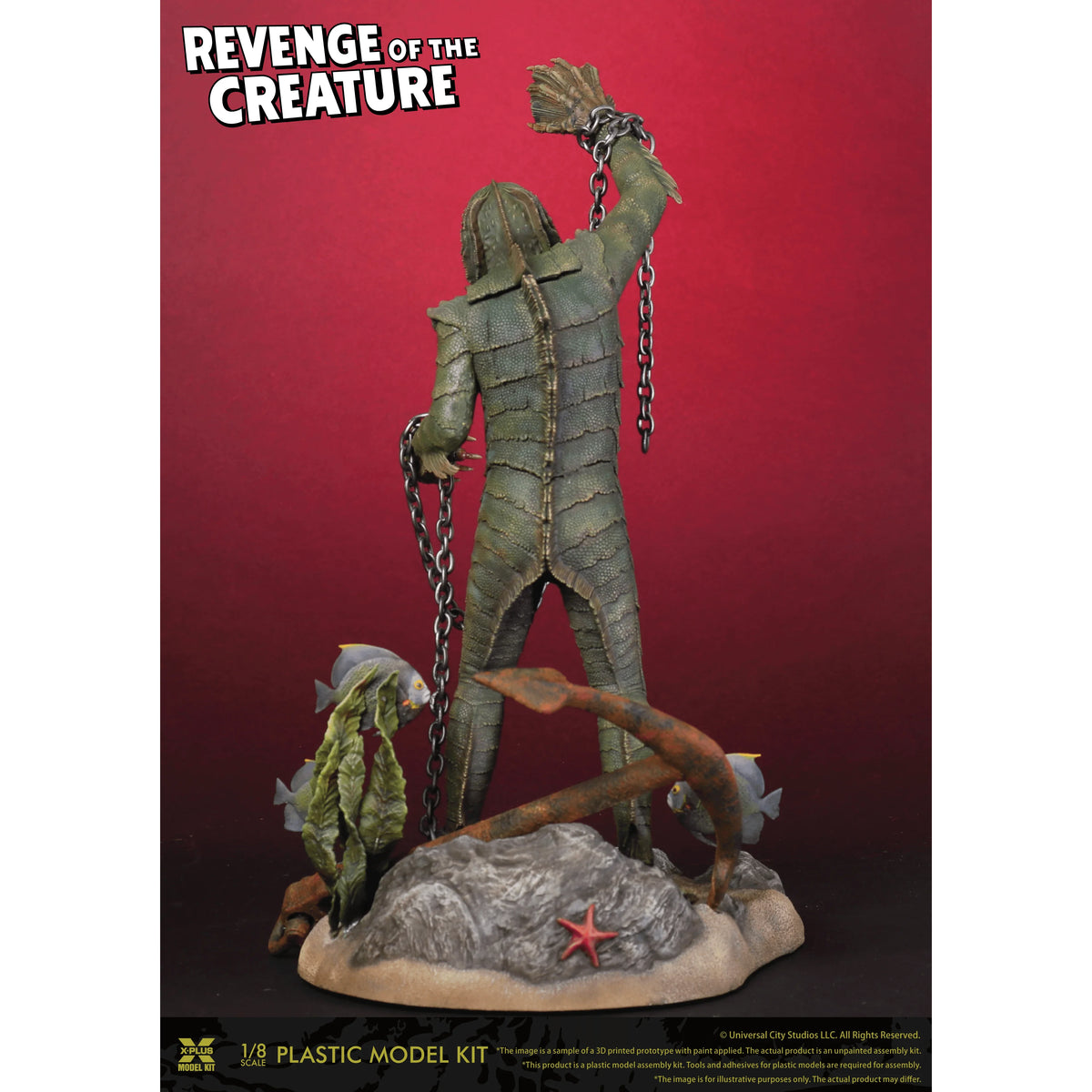 1/8 Scale Revenge of the Creature Plastic Model Kit