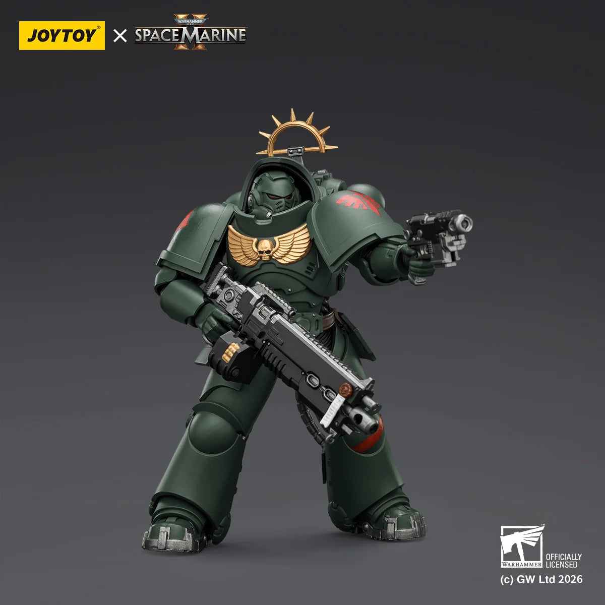 Game Edition Dark Angels Heavy Intercessor with Heavy Bolt Rifle and Bolt Pistol