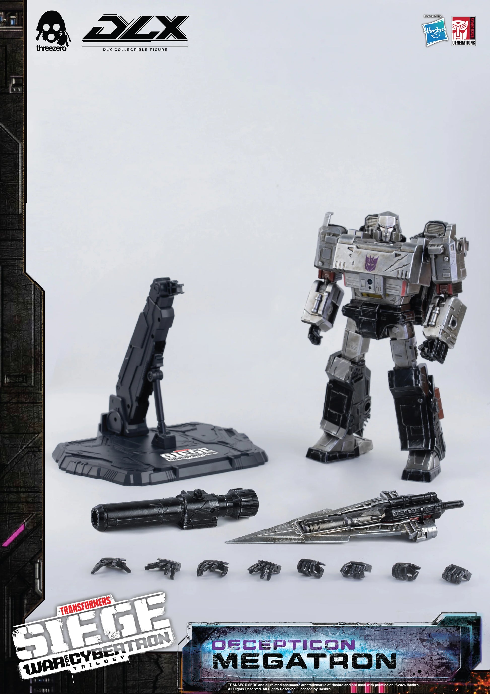 threezero DLX Megatron Action Figure - Transformers: War for Cybertron Trilogy