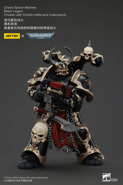 Chaos Space Marines Black Legion Chosen with Combi-melta and chainsword