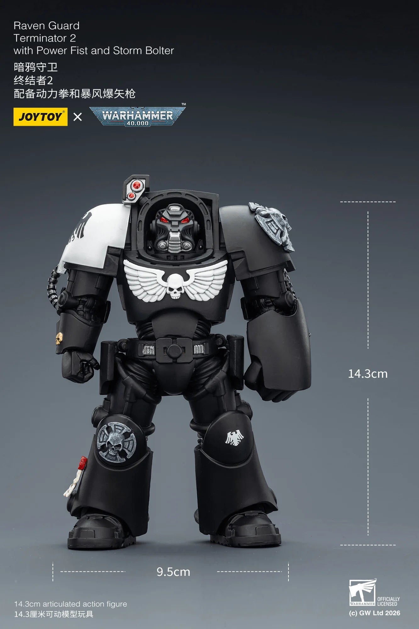 Raven Guard Terminator 2 with Power Fist and Storm Bolter