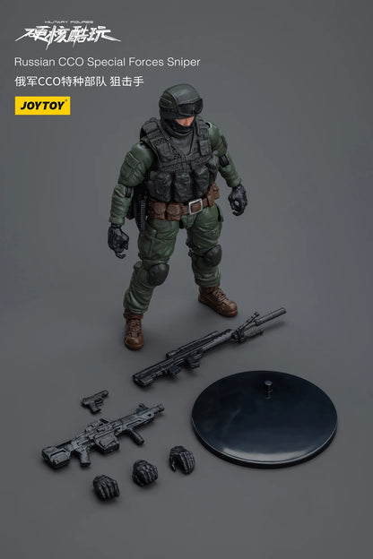 JOYTOY Russian CCO Special Forces Sniper 1/18 Action Figure