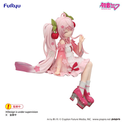 Hatsune Miku Noodle Stopper Figure -Sakura Miku 2025 Wink ver.-