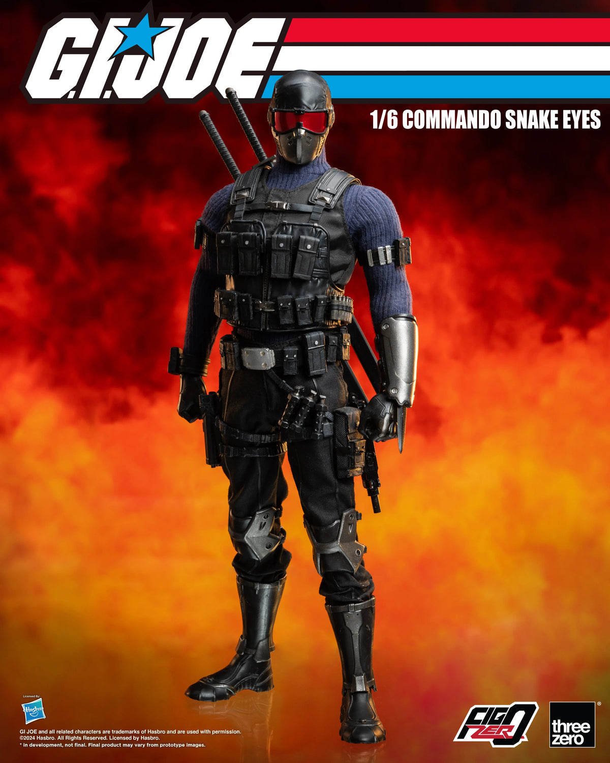 G.I. Joe - FigZero 1/6 Commando Snake Eyes