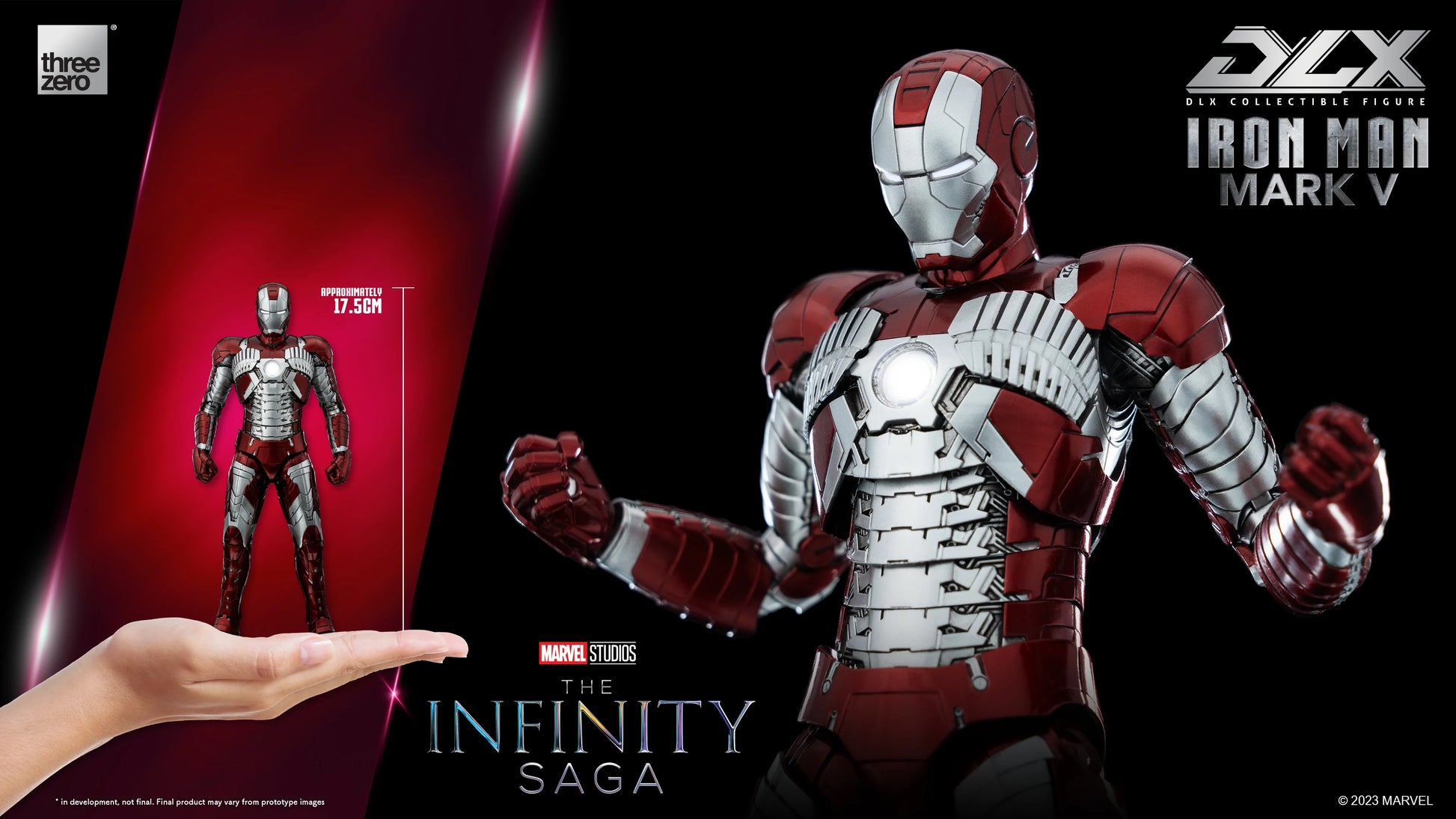 threezero DLX Iron Man Mark 5 Action Figure