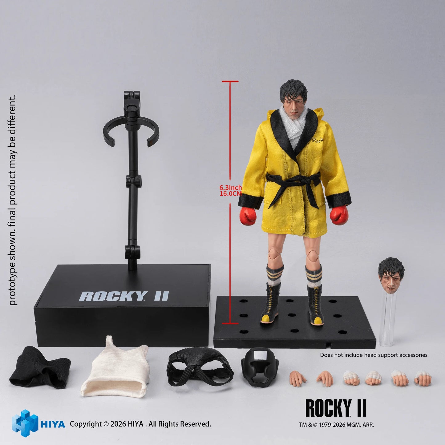 1/12 Scale 6.3 Inch Rocky II Rocky Boxer Version Action Figure
